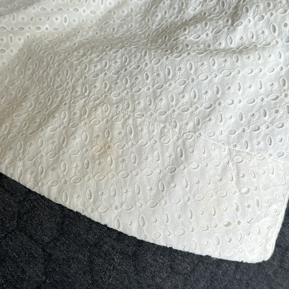 Boden white eyelet sleeveless dress 12R - Picture 11 of 11